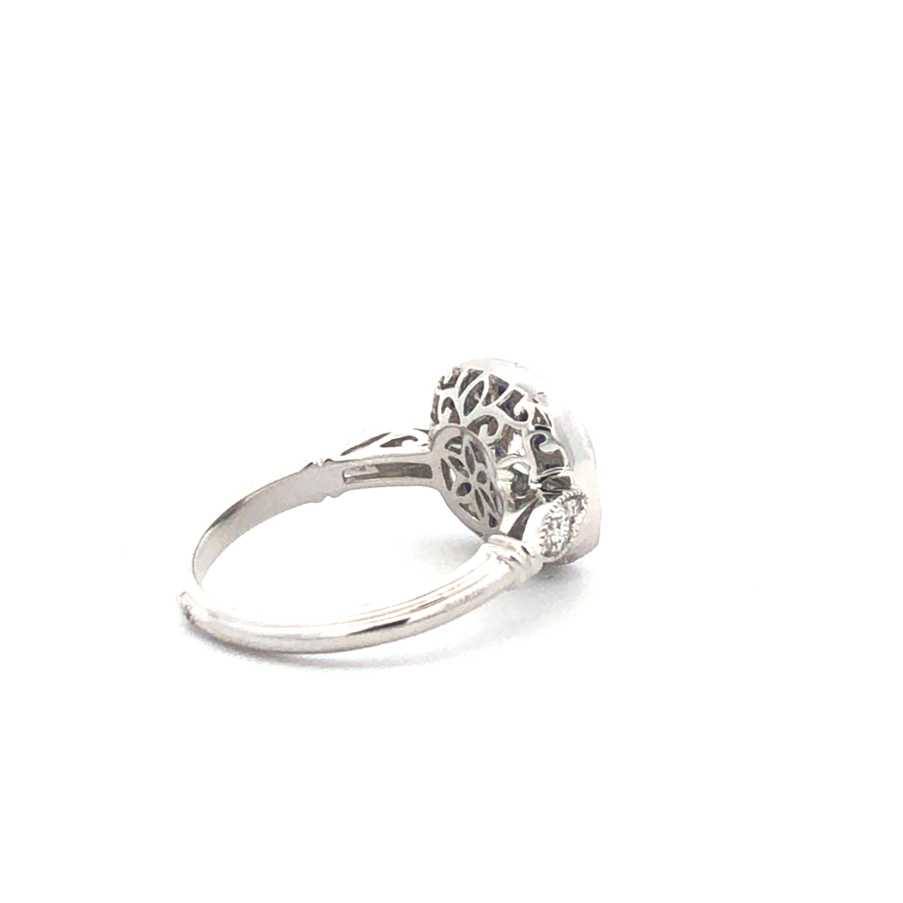 Art déco D and A Style Style Diamond & A Style D.16ct S1.00ct D1.11ct 18kWG en vente