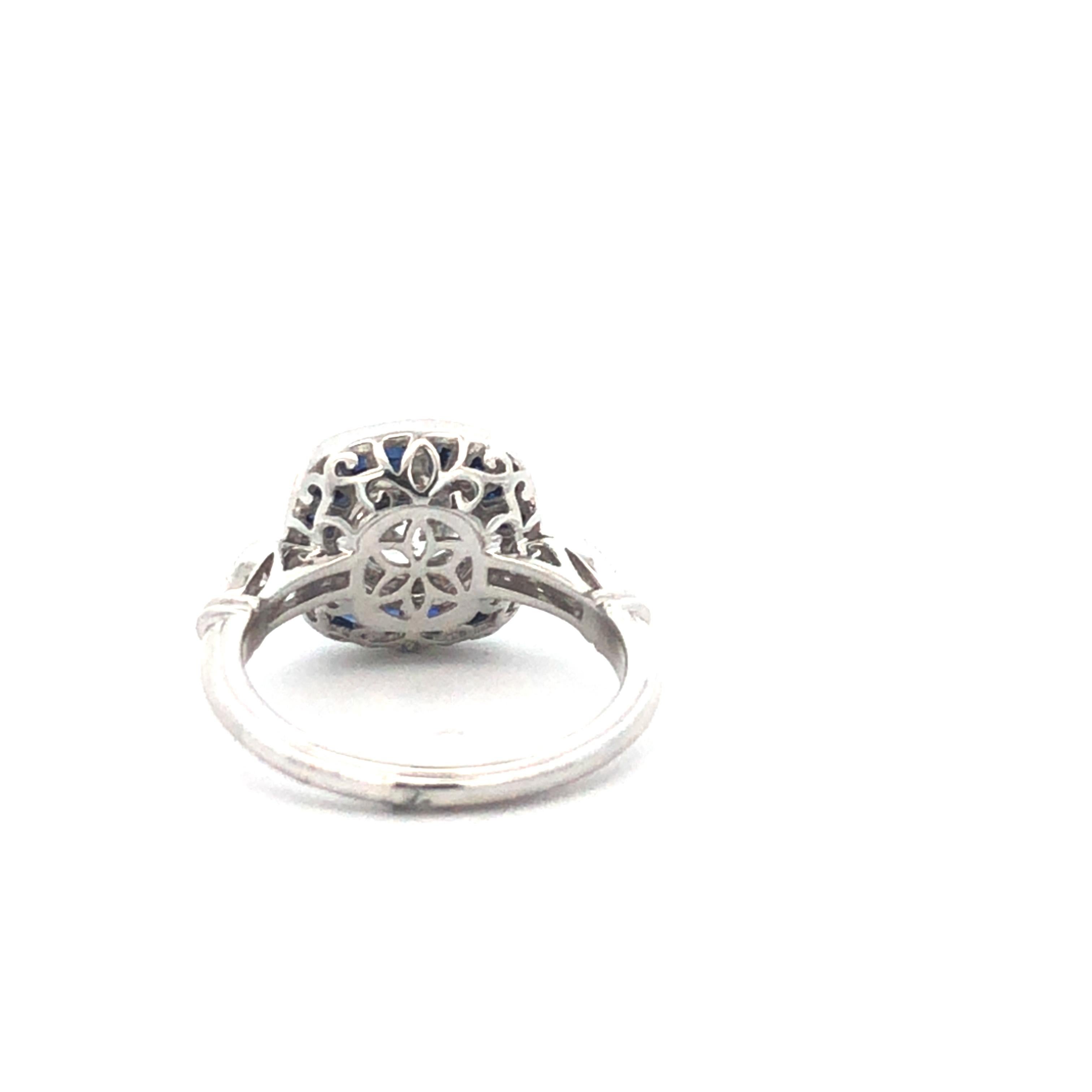 Taille brillant D and A Style Style Diamond & A Style D.16ct S1.00ct D1.11ct 18kWG en vente
