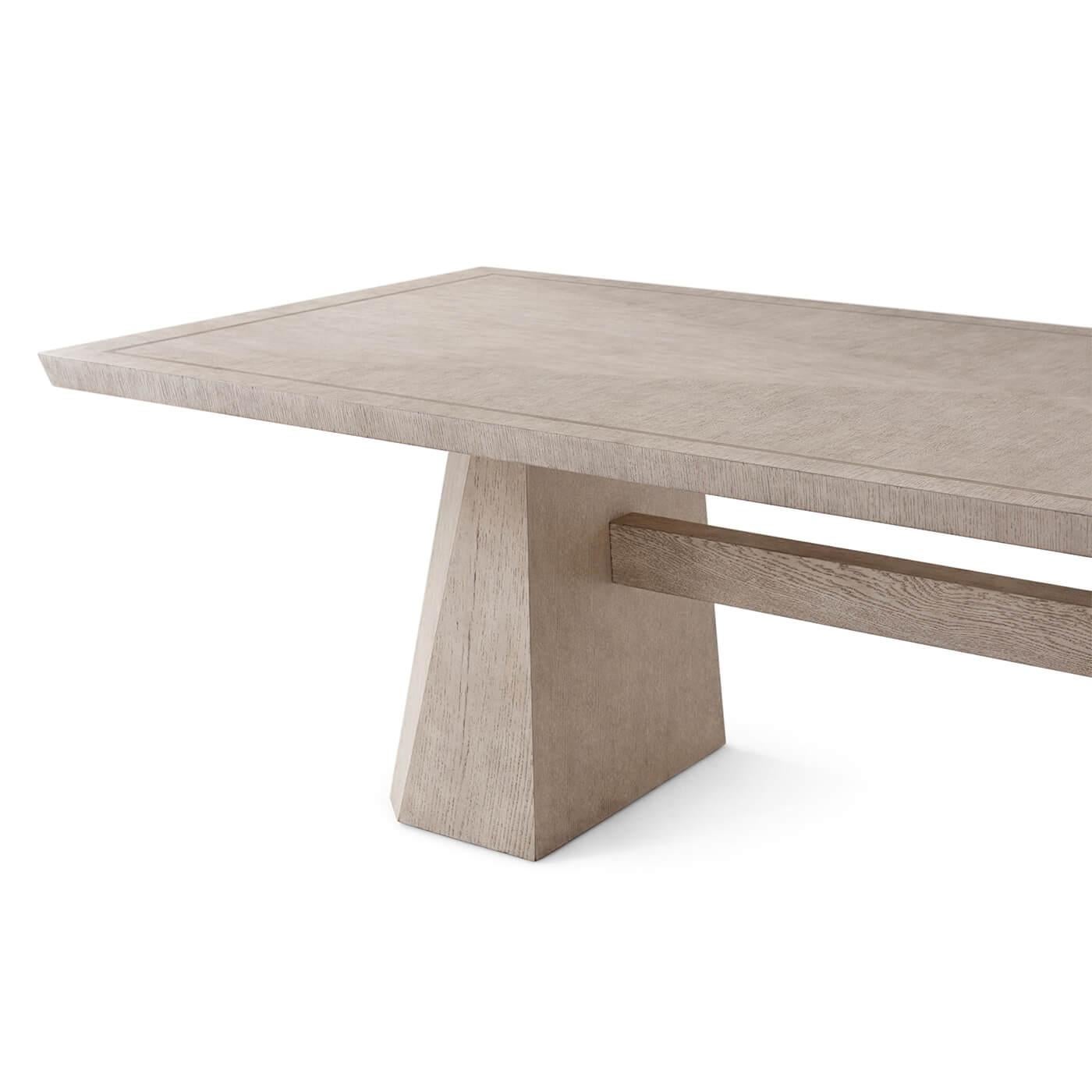 light oak wood dining table