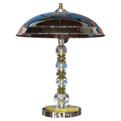 Lampe à dôme de style art déco