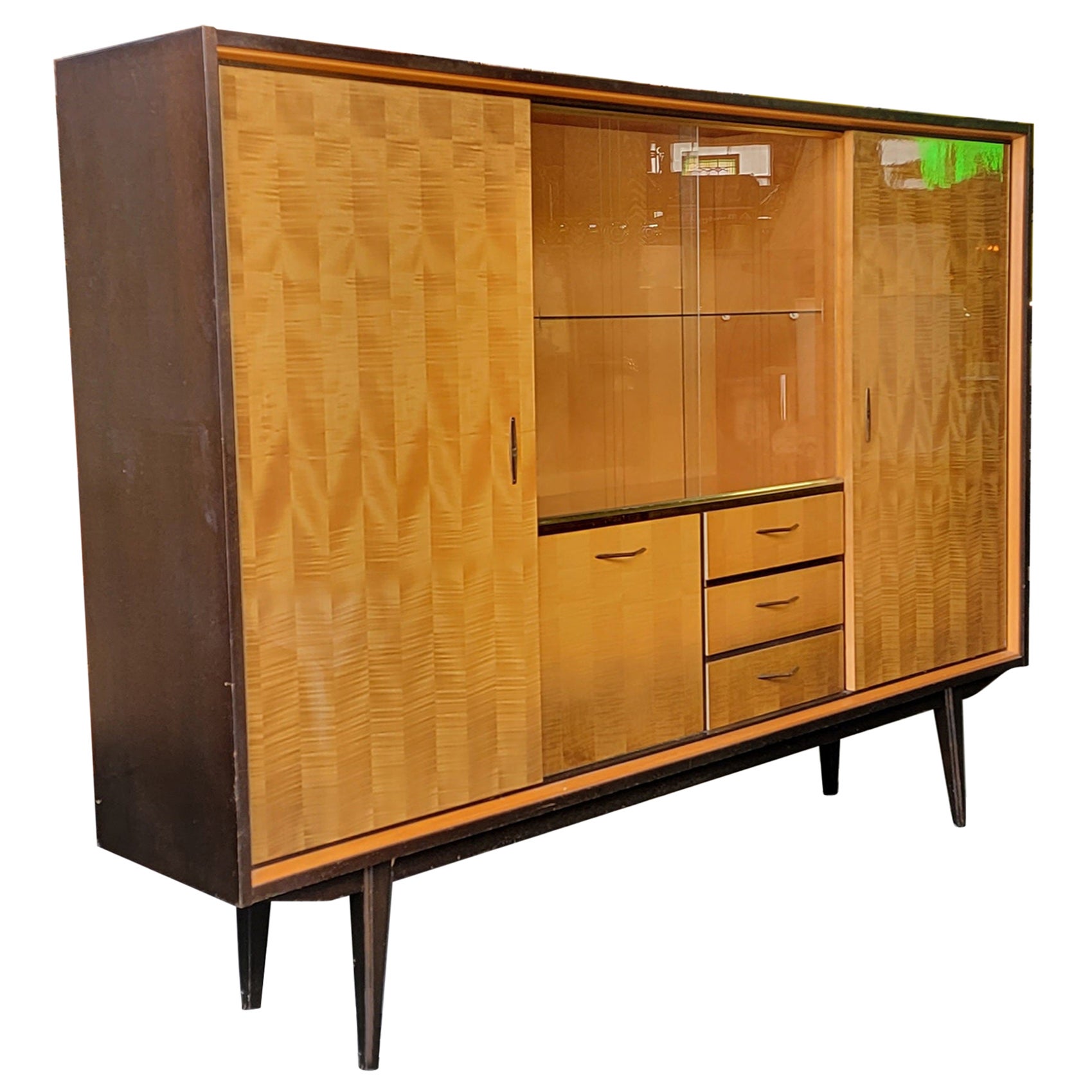 Art Deco Style Dry Bar / Display and Storage Cabinet