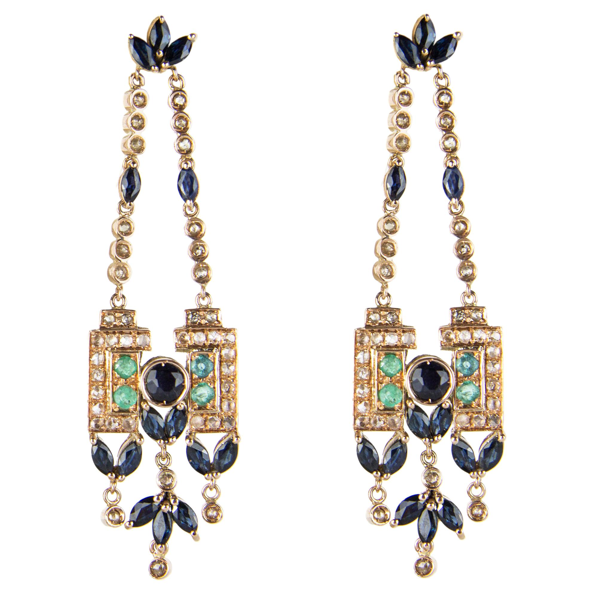 Art Deco Style Earrings For Sale