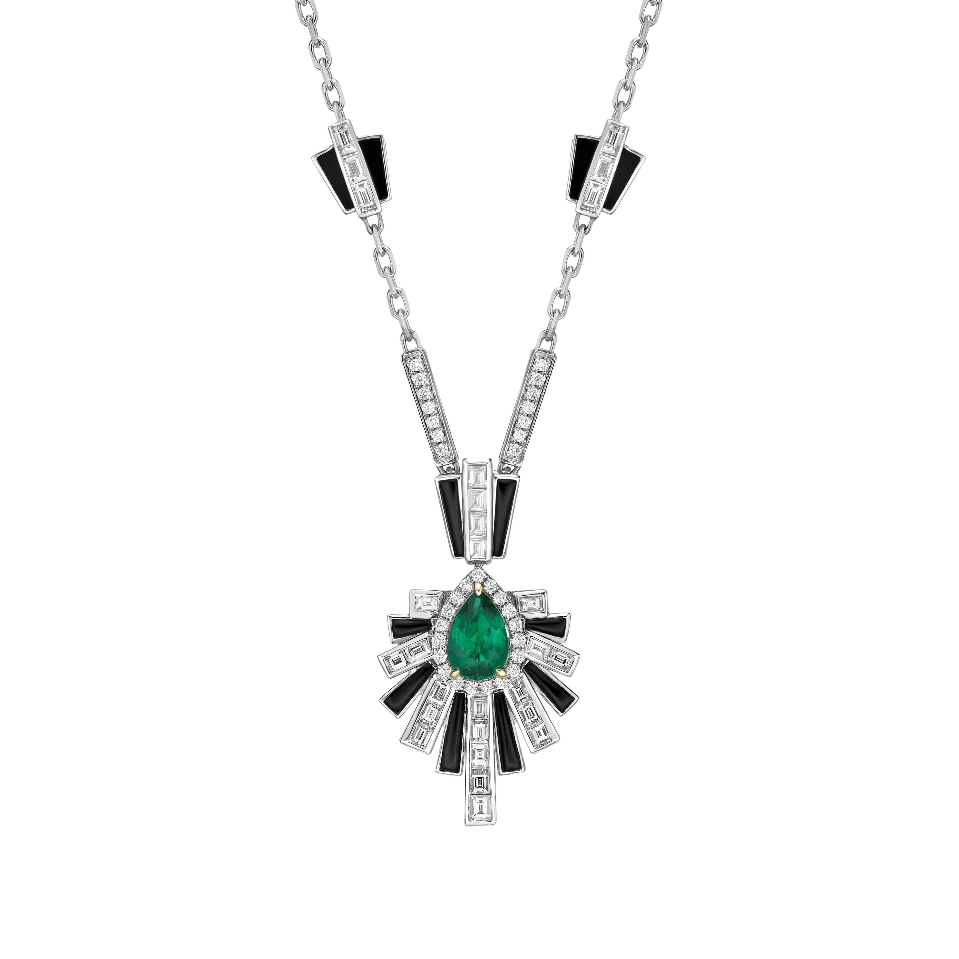 black emerald necklace