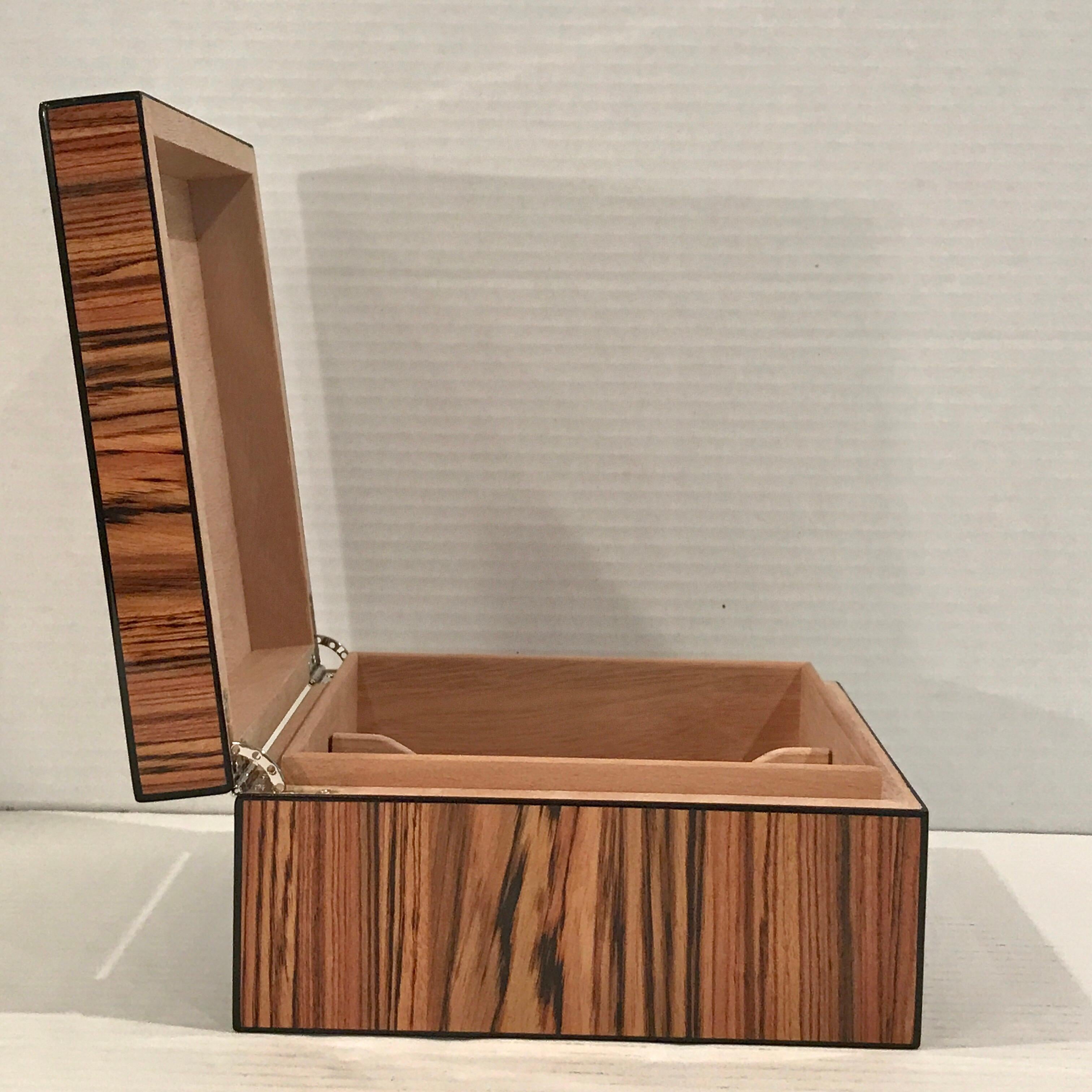 20th Century Art Deco Style Exotic Woods Box or Humidor