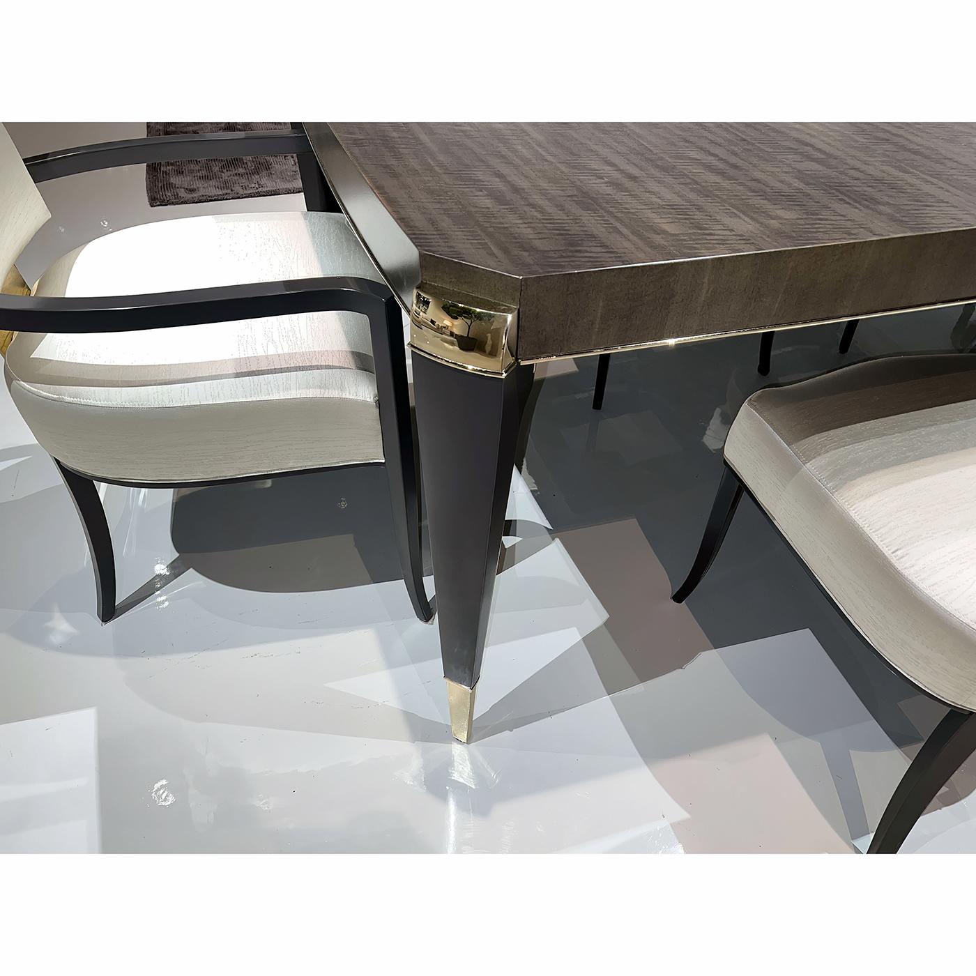 Mesa de Comedor Extensible Estilo Art Déco en venta 8