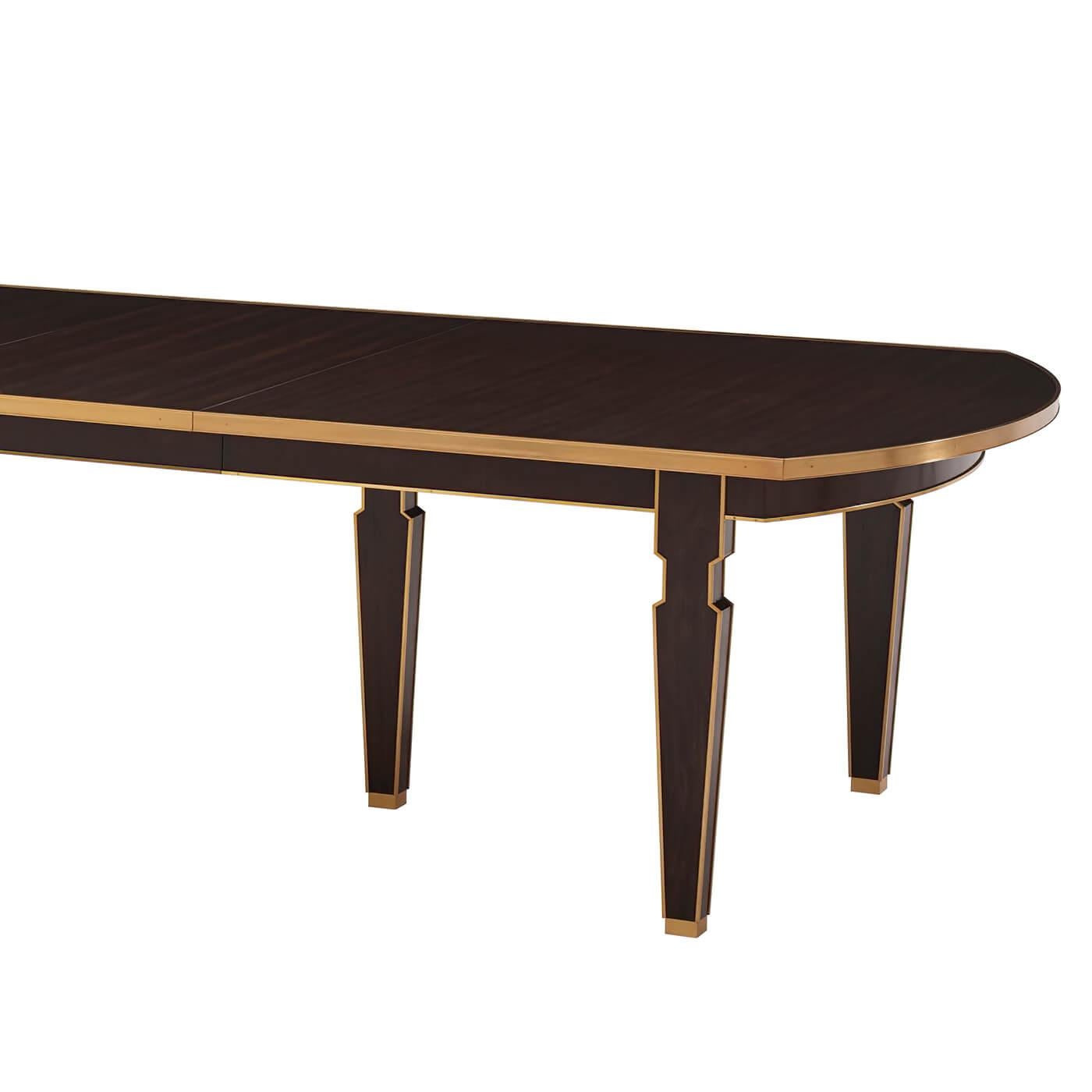 Vietnamese Art Deco Style Extension Dining Table For Sale