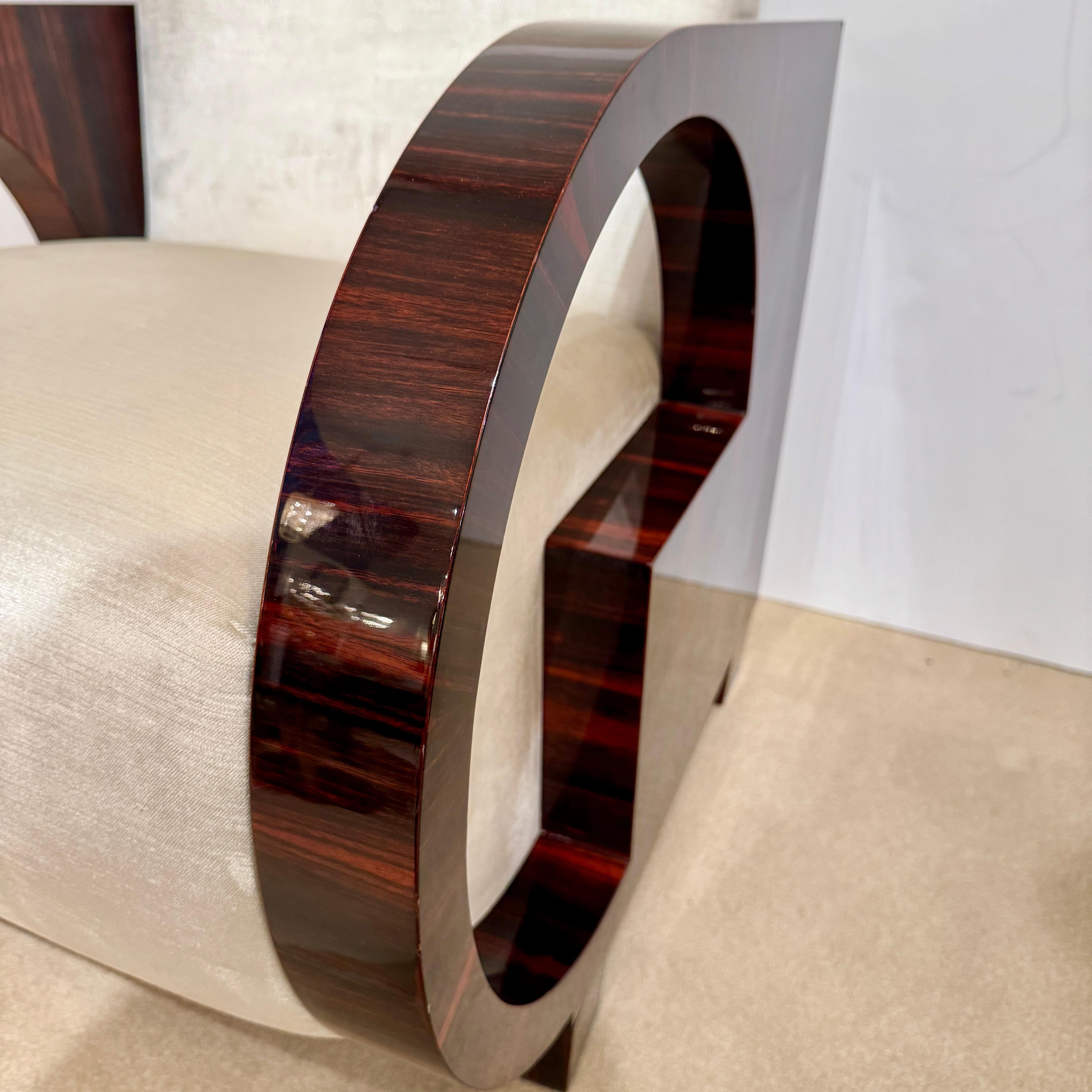 Tessuto Fauteuil in stile Art Deco ispirato a Dominique in vendita