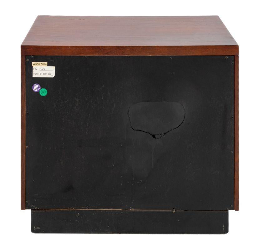 20th Century Art Deco Style Flame Mahogany Chest of Drawers For Sale