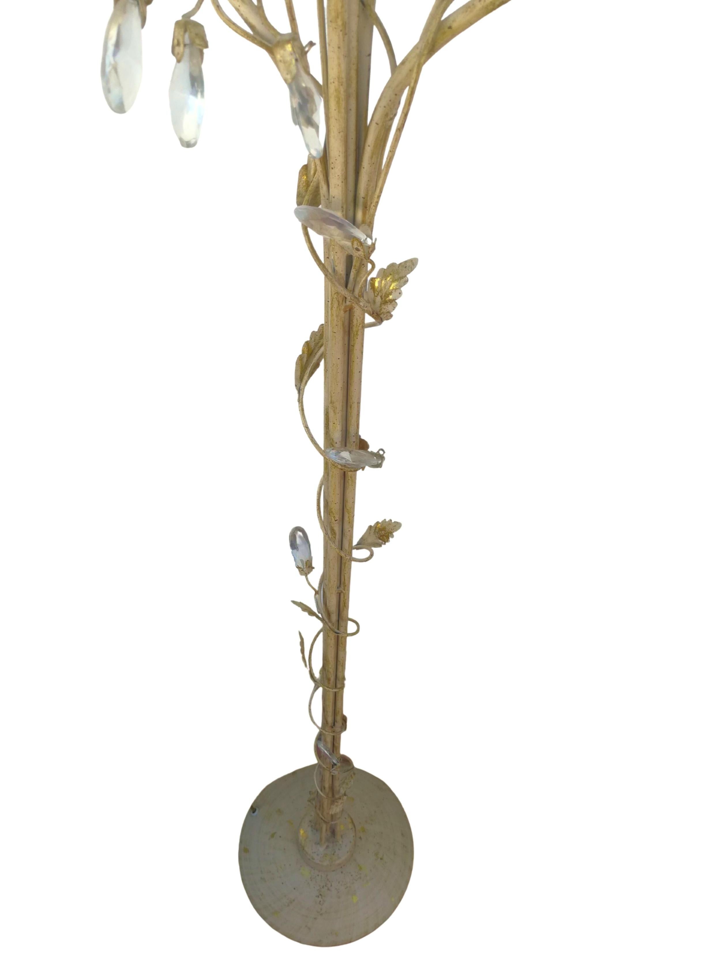 Art deco style floor lamp In Good Condition For Sale In Beuzevillette, FR