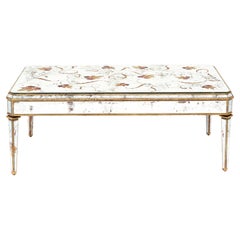 Art Deco Style French Mirrored Coffee Table