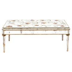 Art Deco Mirrored French Coffee Table, Circa 1970