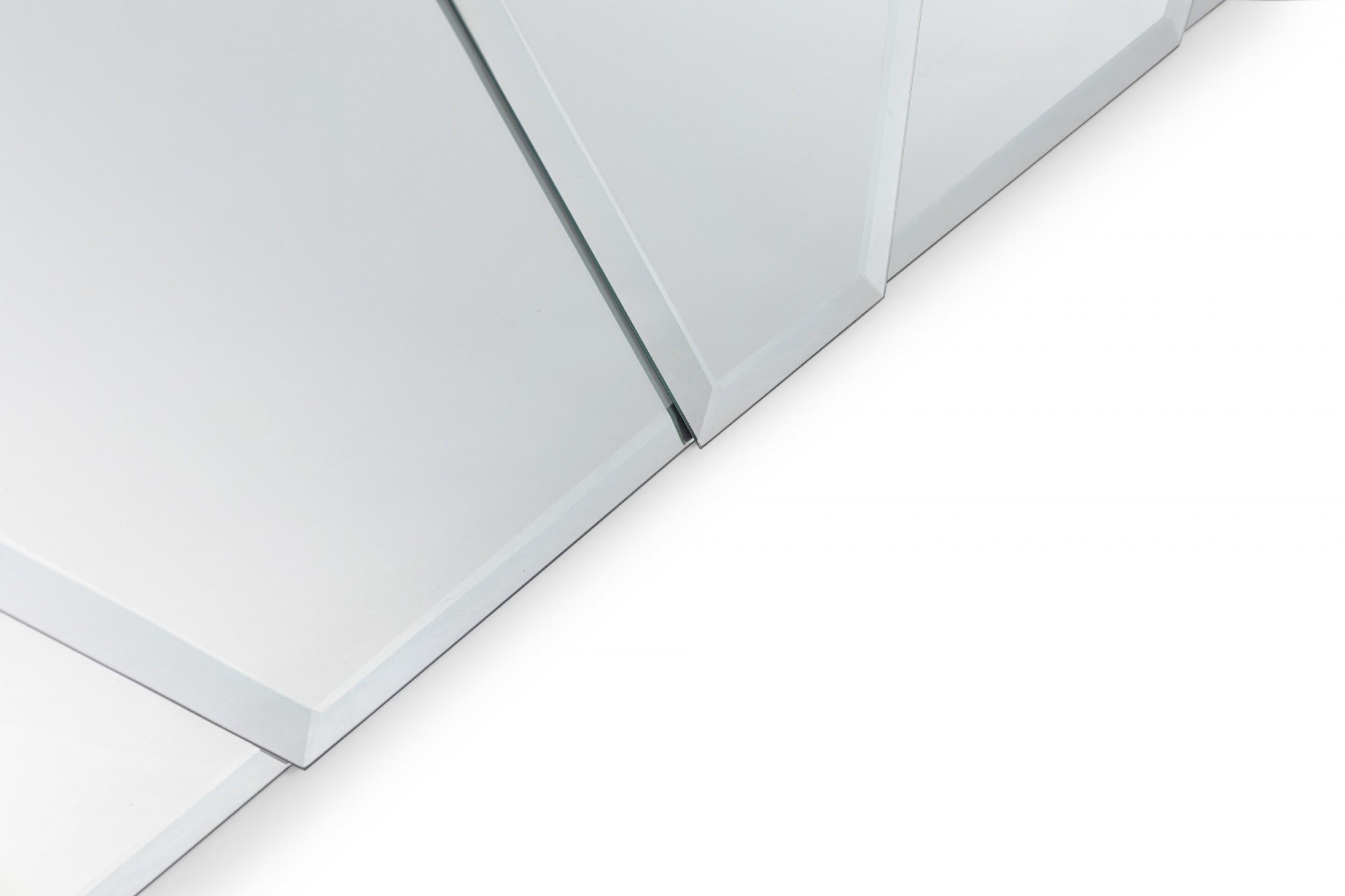 Art Deco Style French Triangular Skyscraper Form Wall Mirror In Good Condition For Sale In Queens, NY