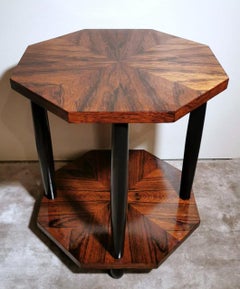 Art Deco Style French Walnut Coffee-Tea Table