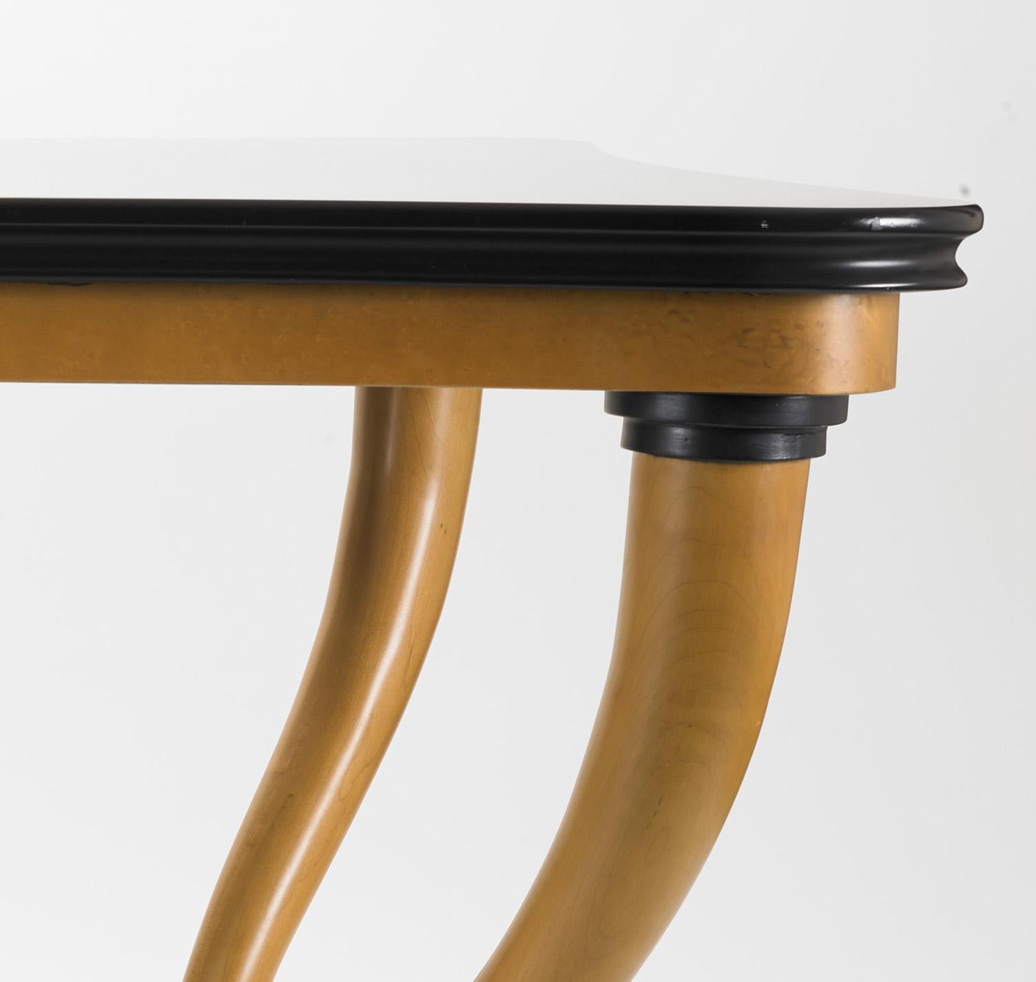 Art Deco Style French Wood Table In Good Condition For Sale In Miami, FL