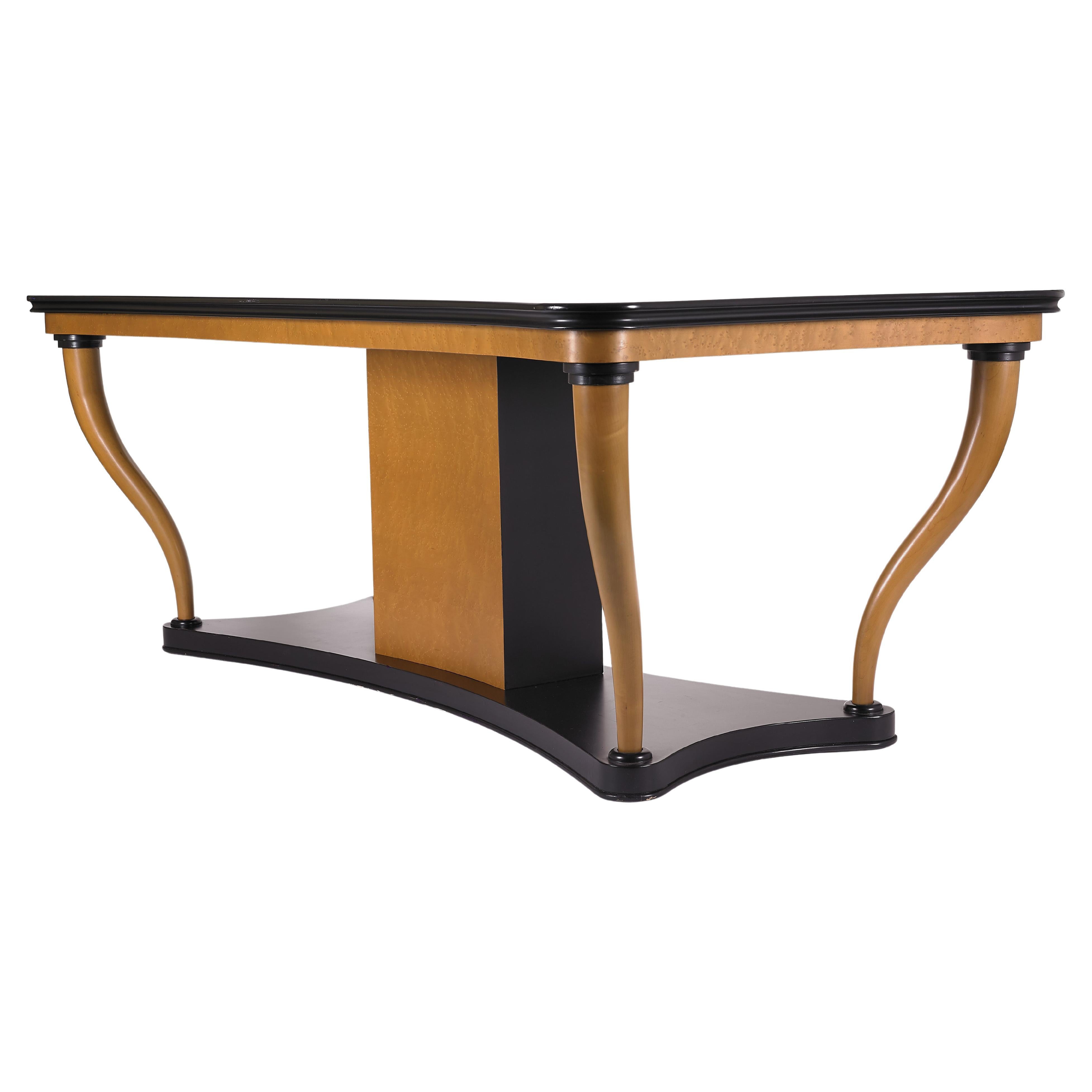 Art Deco Style French Wood Table For Sale