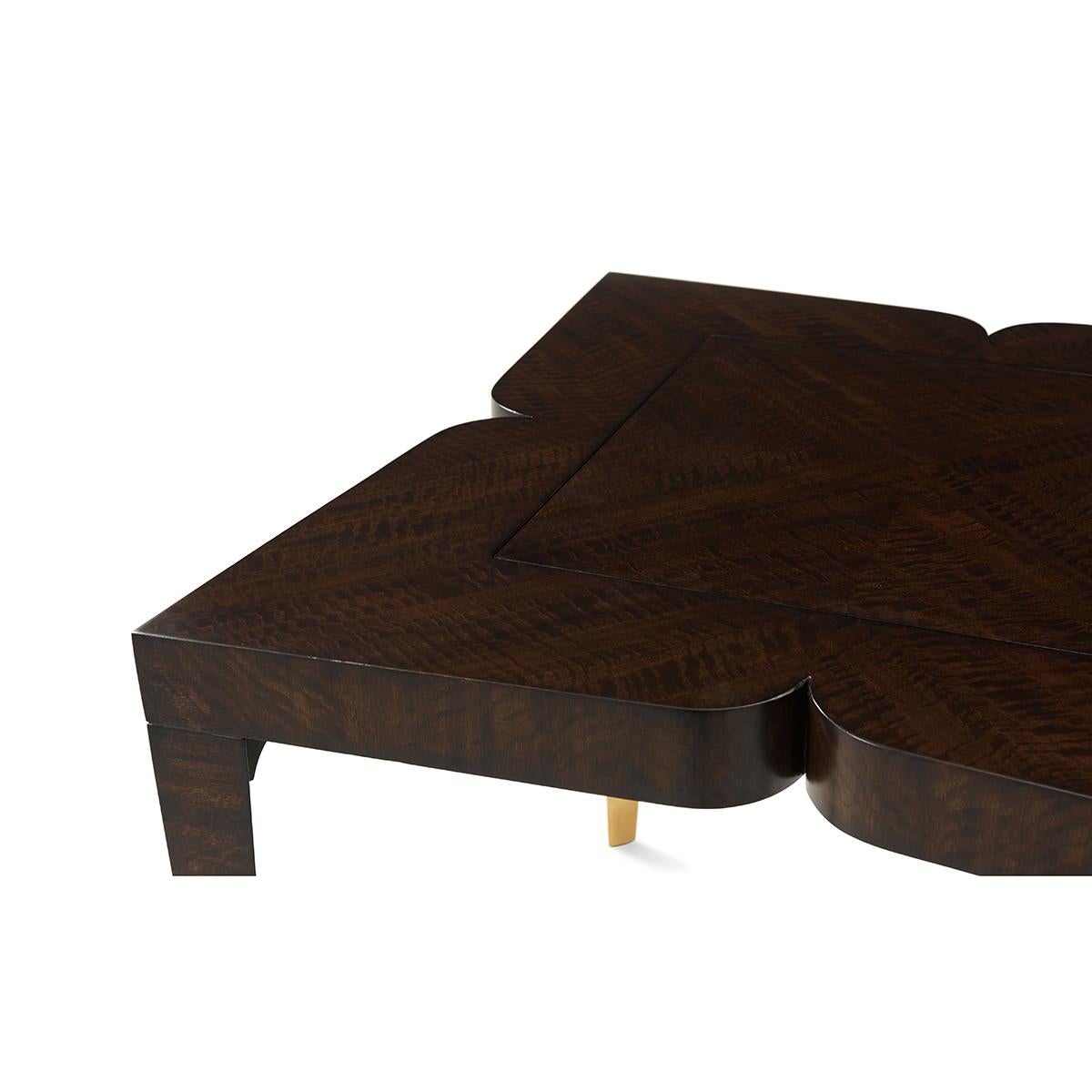 Spieltisch im Art-Déco-Stil (Holz)
