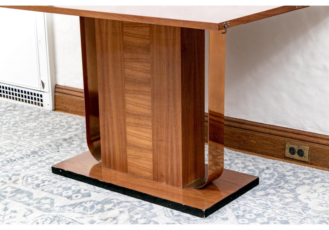 Art Deco Style Games Console Table In Distressed Condition For Sale In Bridgeport, CT
