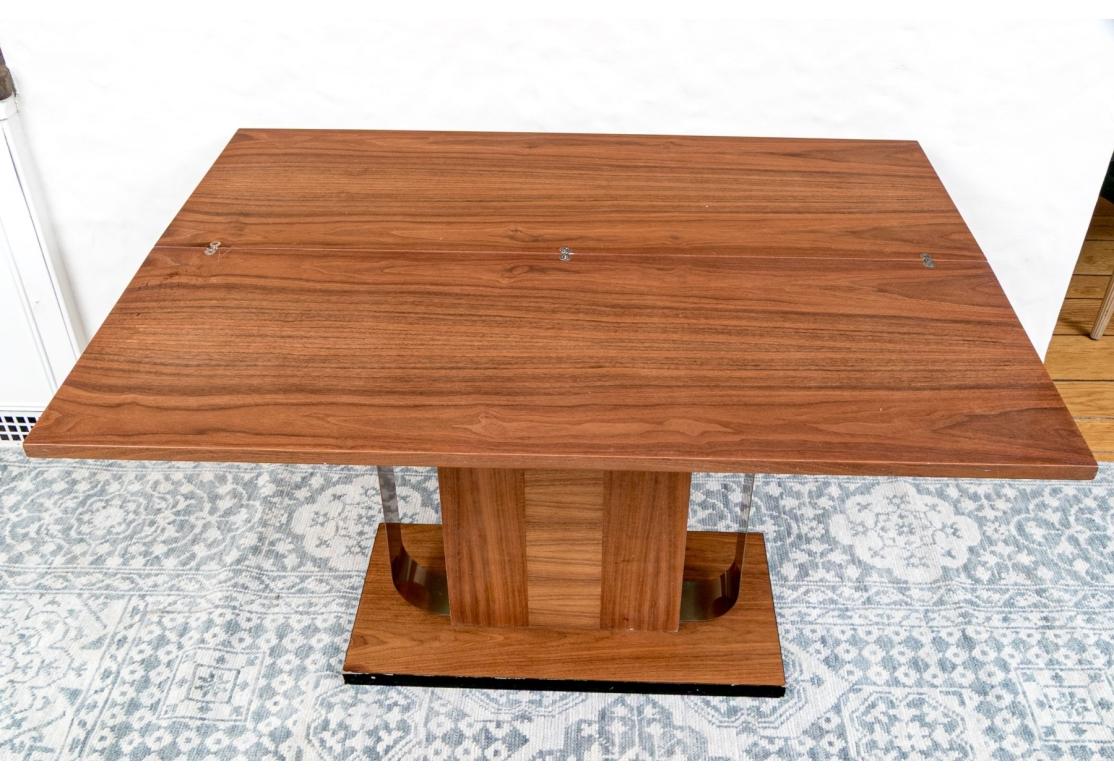 Copper Art Deco Style Games Console Table For Sale