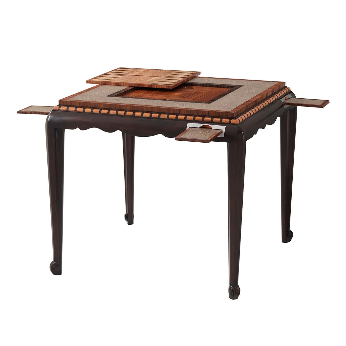 art deco game table