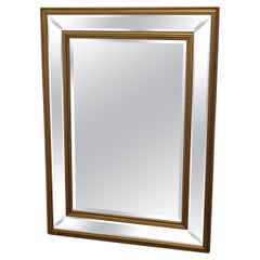 Art Deco Style Gilt Cushion Mirror