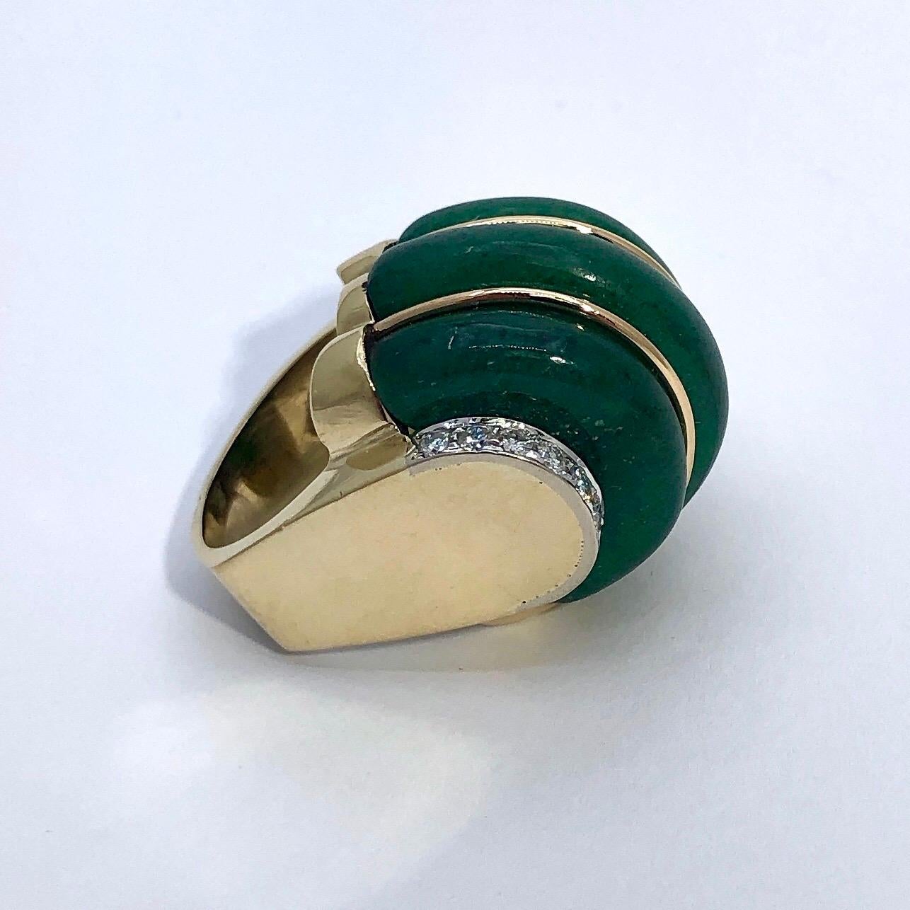 aventurine engagement ring