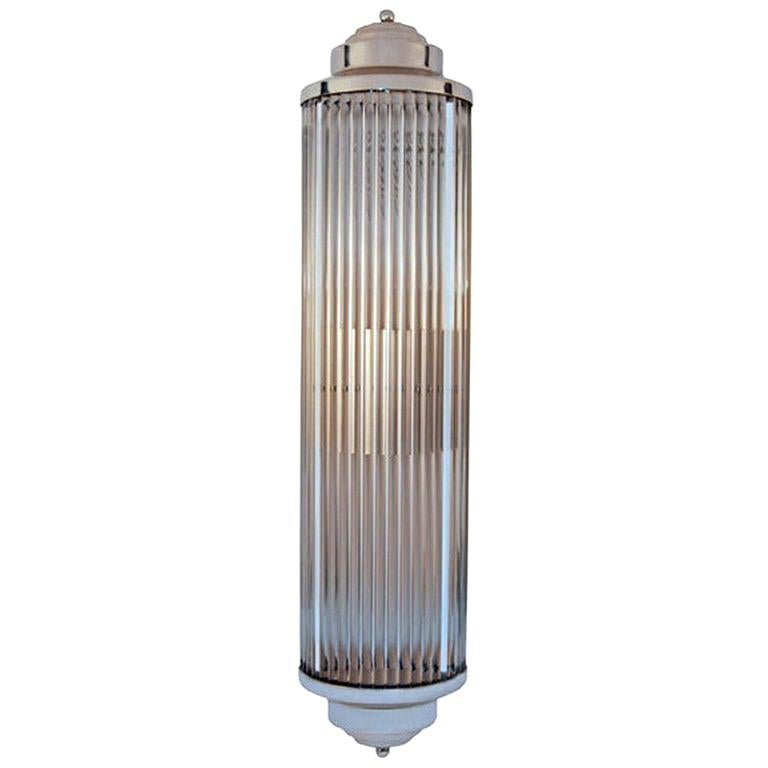Art Deco Style Grand Theater Glass Rod Wall Sconces