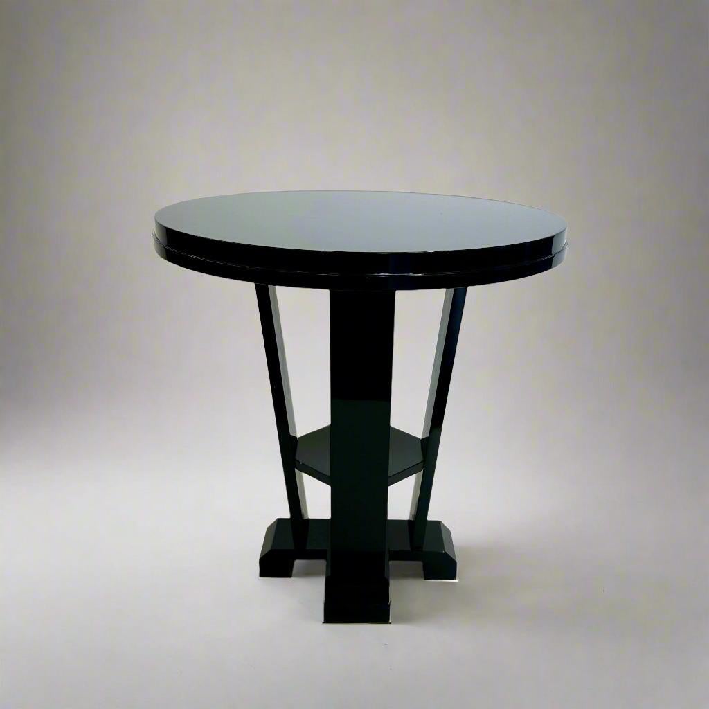 Français Table d'appoint Guéridon de style Art Déco, France, années 1990 en vente