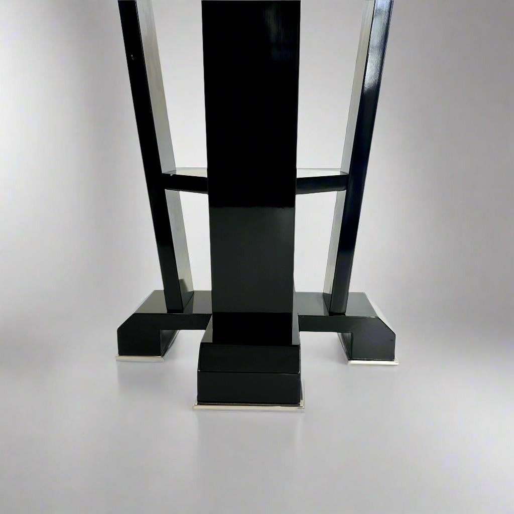 Table d'appoint Guéridon de style Art Déco, France, années 1990 Bon état - En vente à New York, NY