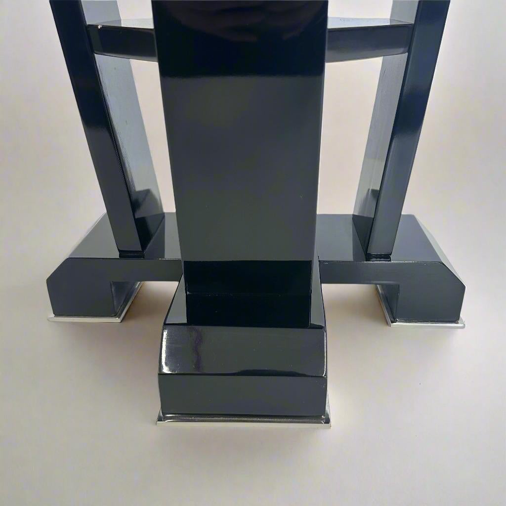 20ième siècle Table d'appoint Guéridon de style Art Déco, France, années 1990 en vente