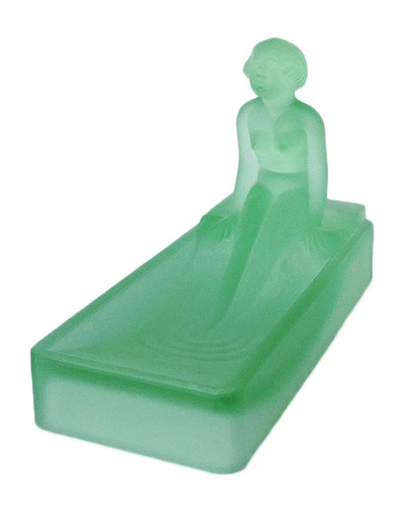 art deco soap dish