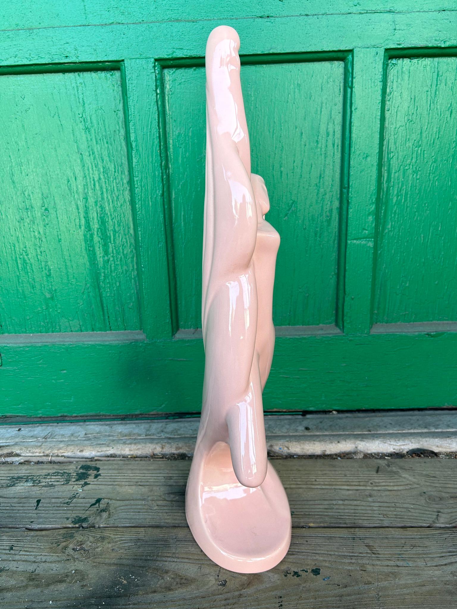 Figura de Cerámica Haeger Estilo Art Decó Cerámico en venta
