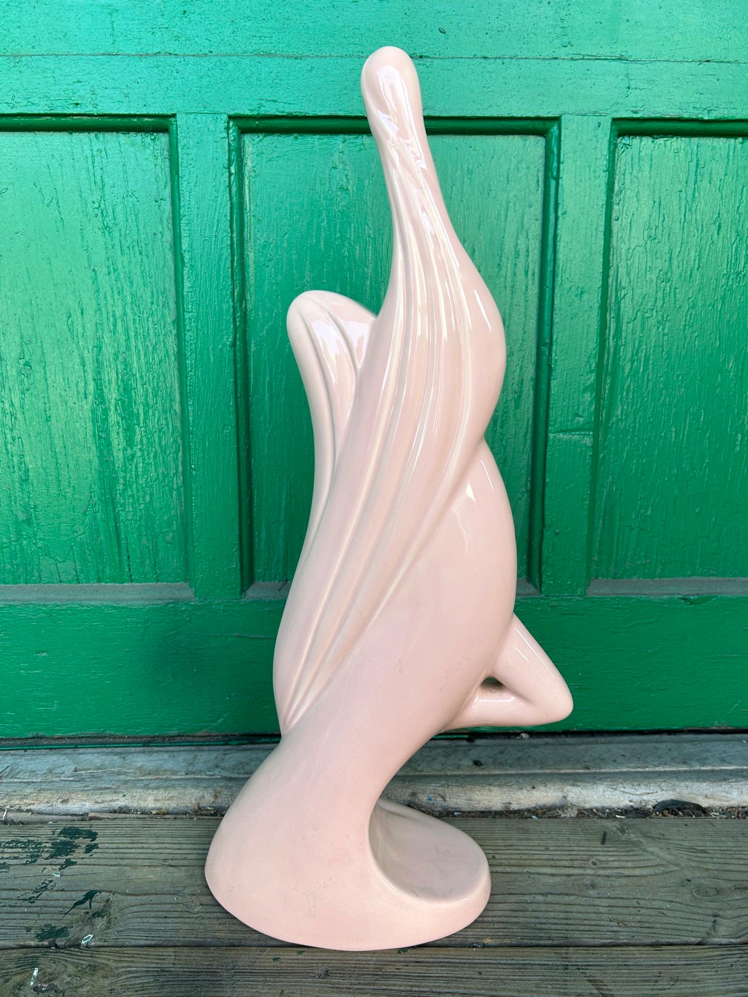 Figura de Cerámica Haeger Estilo Art Decó en venta 3