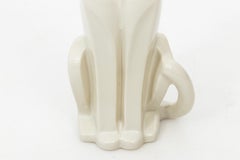 Art Deco Style Haeger Ceramic Panther Sculpture