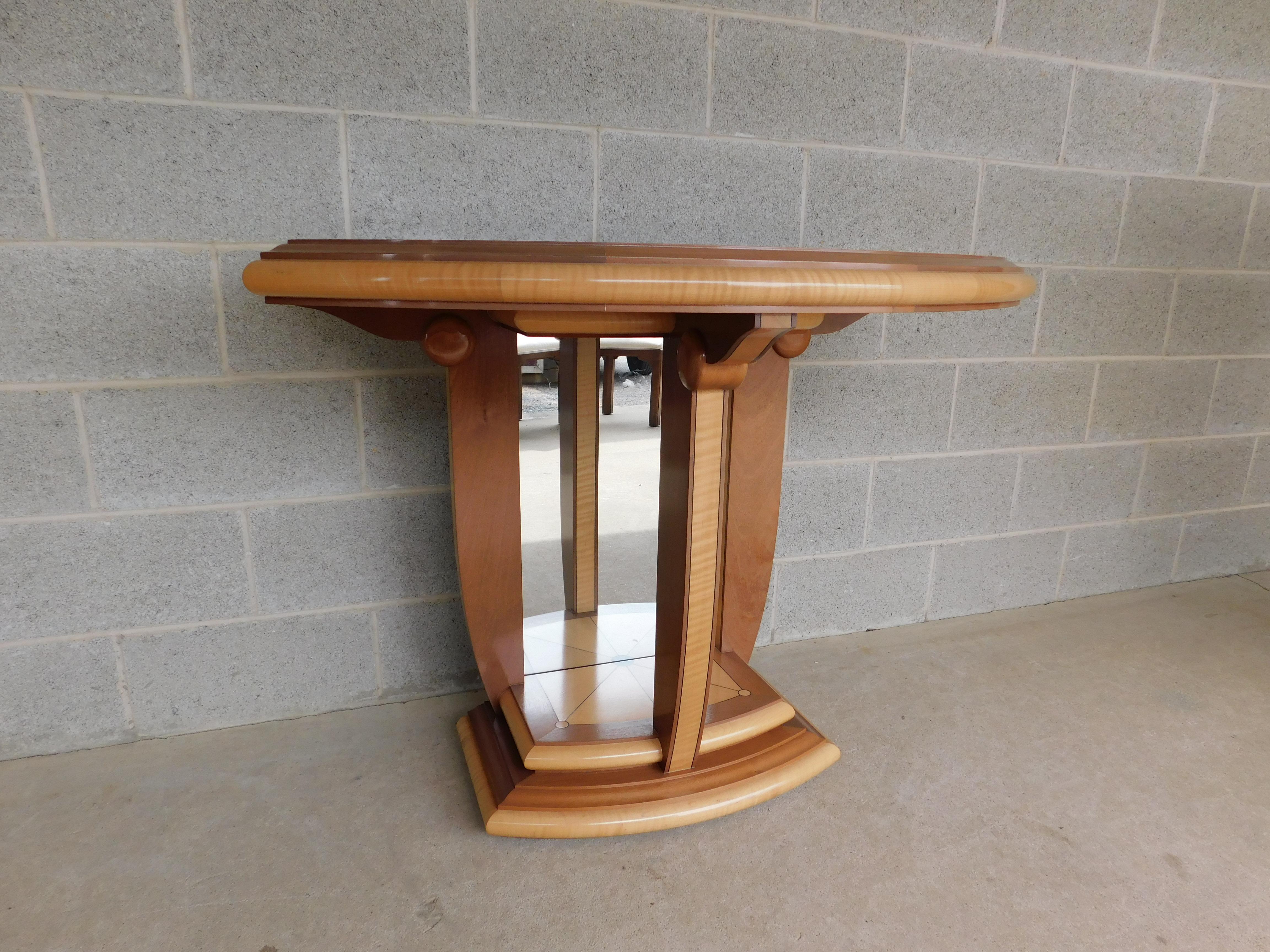 Art Deco Style Hand Crafted Console Table by Ronald C Puckett For Sale 2