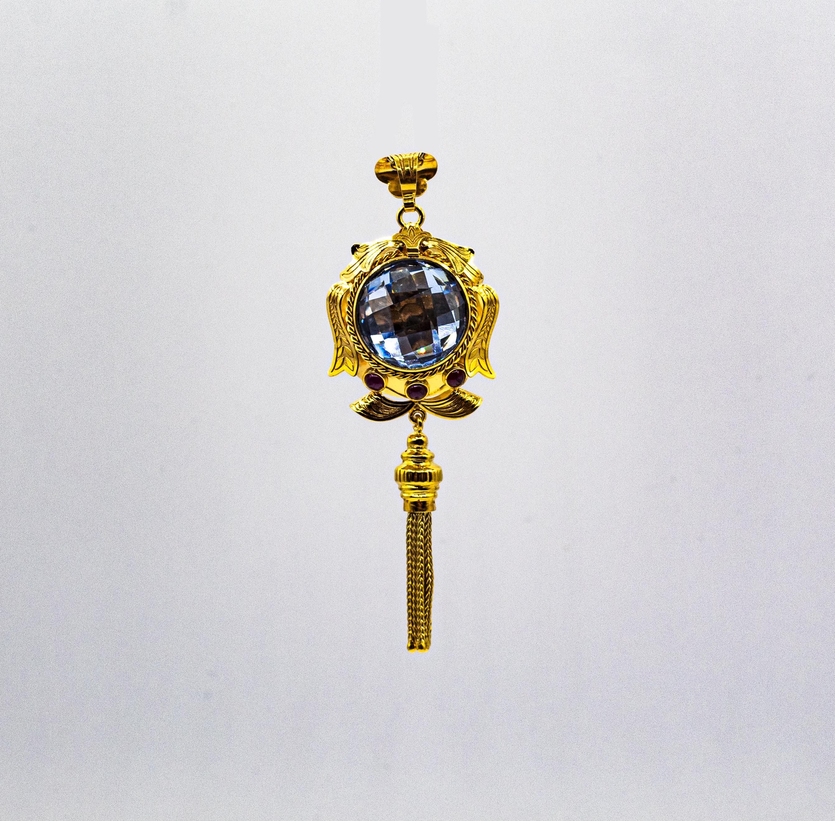 For any problems related to some materials contained in the items that do not allow shipping, please contact the seller with a private message to solve the problem.
We can ship every piece of our 1stdibs catalog worldwide.

This Pendant is made of