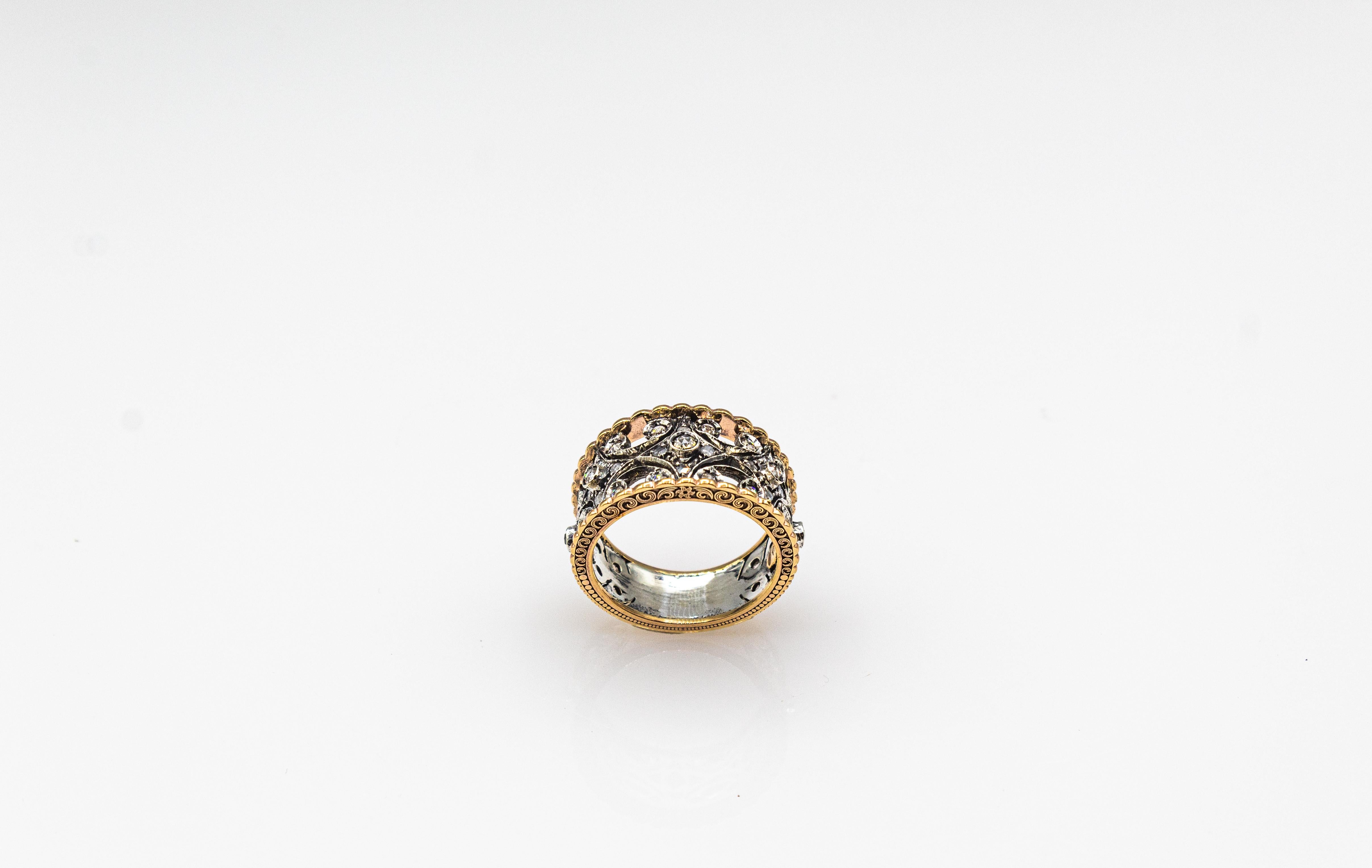 For any problems related to some materials contained in the items that do not allow shipping, please contact the seller with a private message to solve the problem.
We can ship every piece of our 1stdibs catalog worldwide.

This Ring is made of 9K
