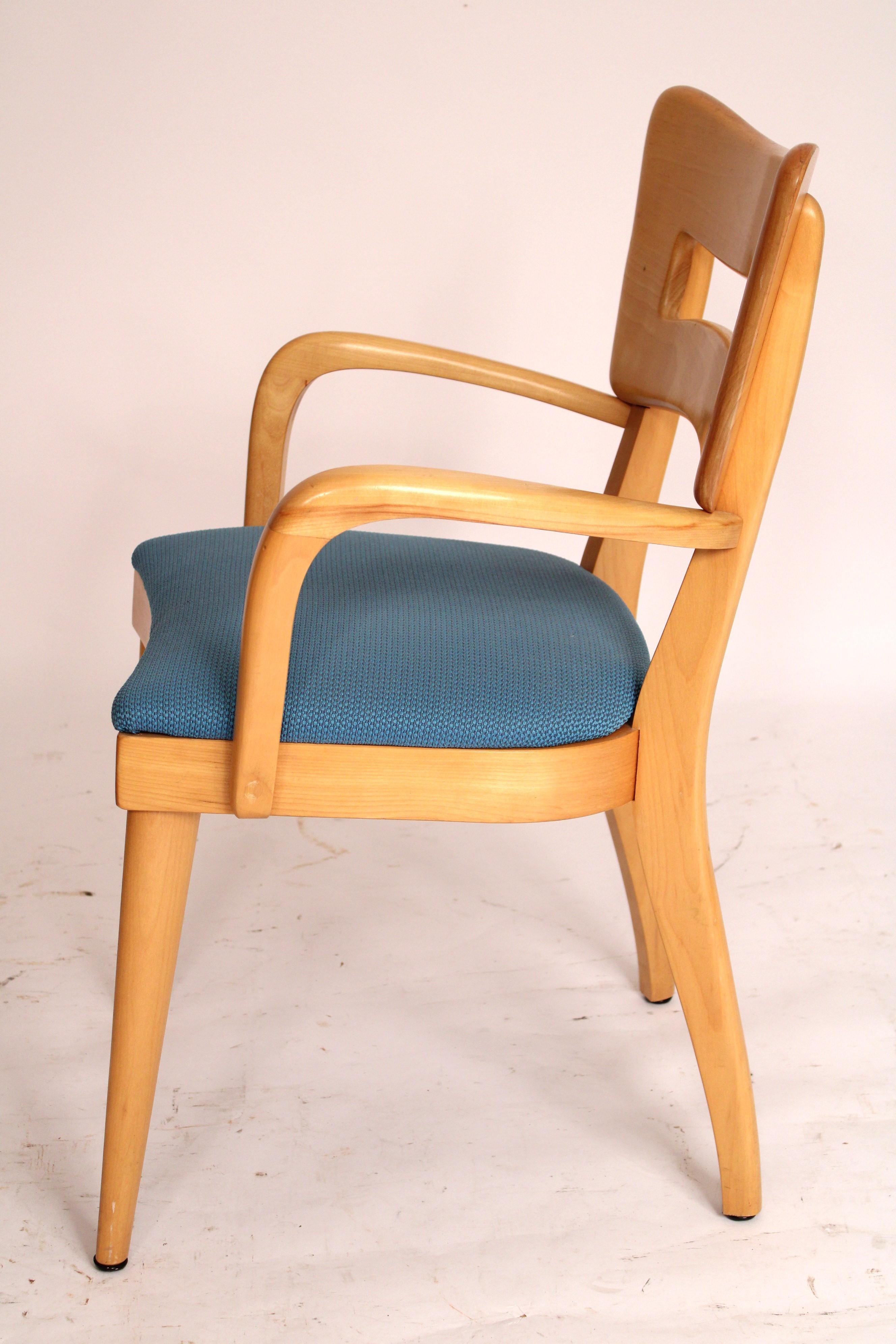 Esstisch aus Haywood Wakefield im Art-déco-Stil und vier Stühlen im Angebot 4