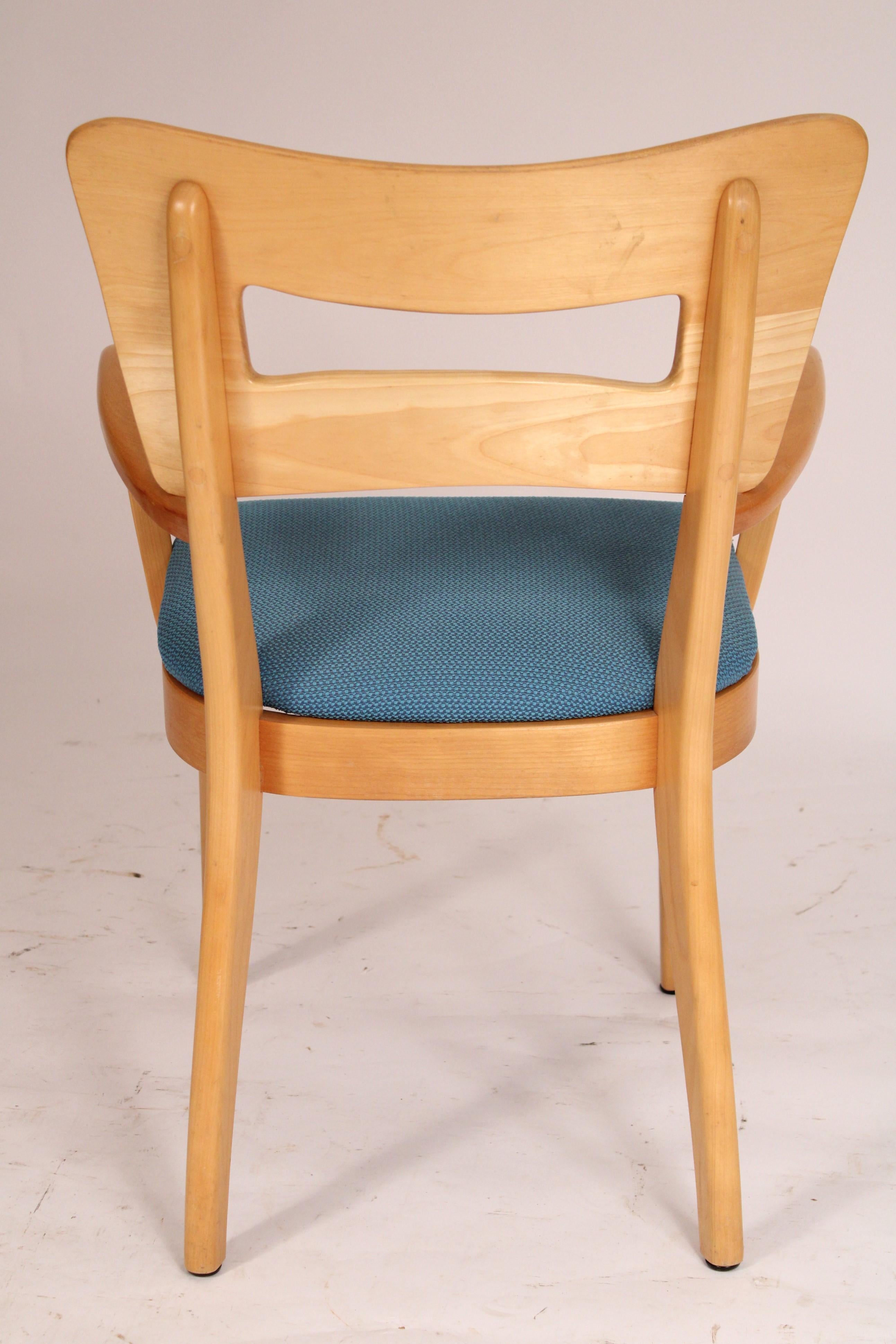 Esstisch aus Haywood Wakefield im Art-déco-Stil und vier Stühlen im Angebot 5