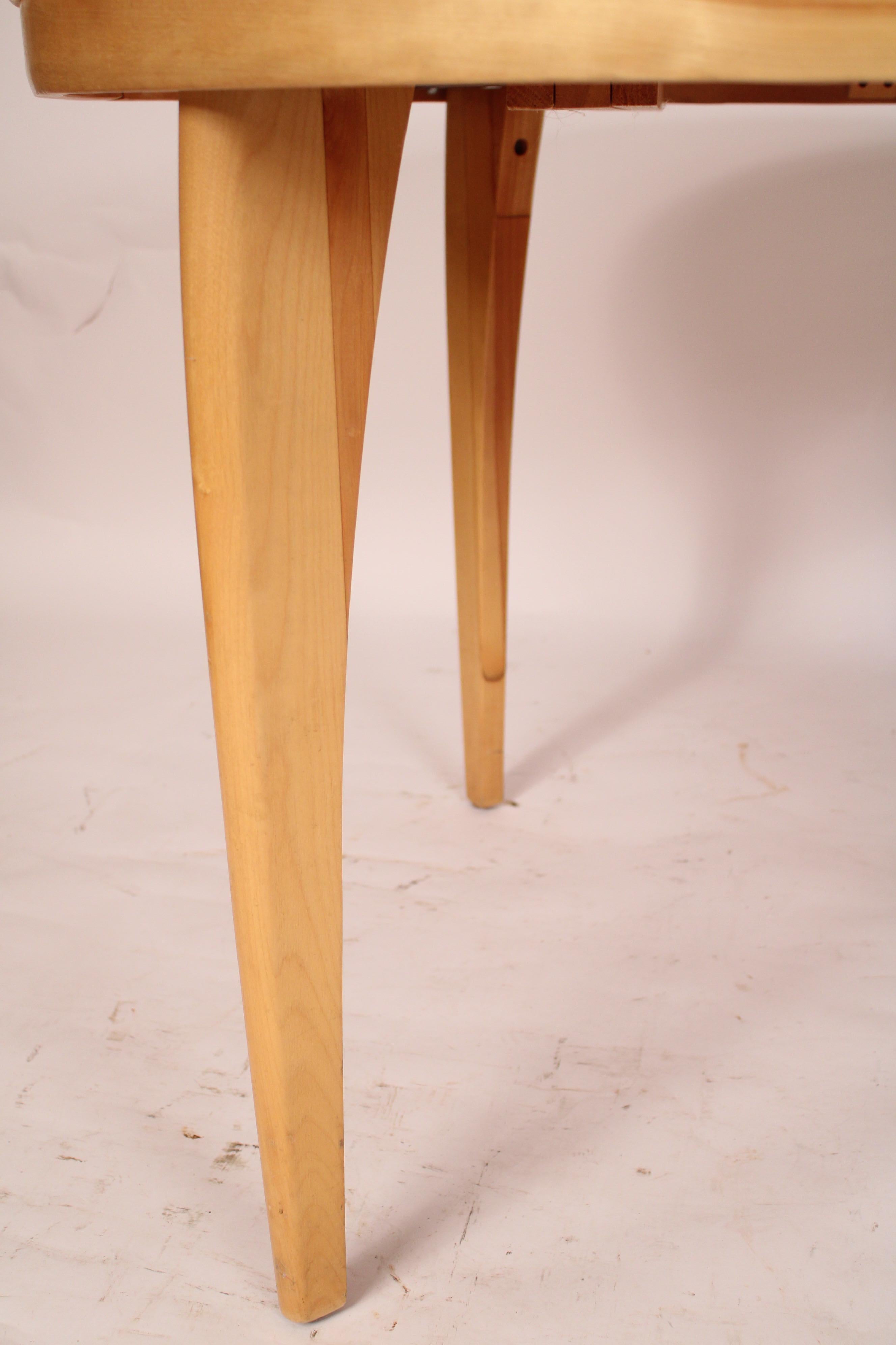 Esstisch aus Haywood Wakefield im Art-déco-Stil und vier Stühlen (Art déco) im Angebot