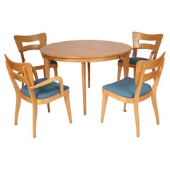 Art Deco style Haywood Wakefield Dining table and Four Chairs