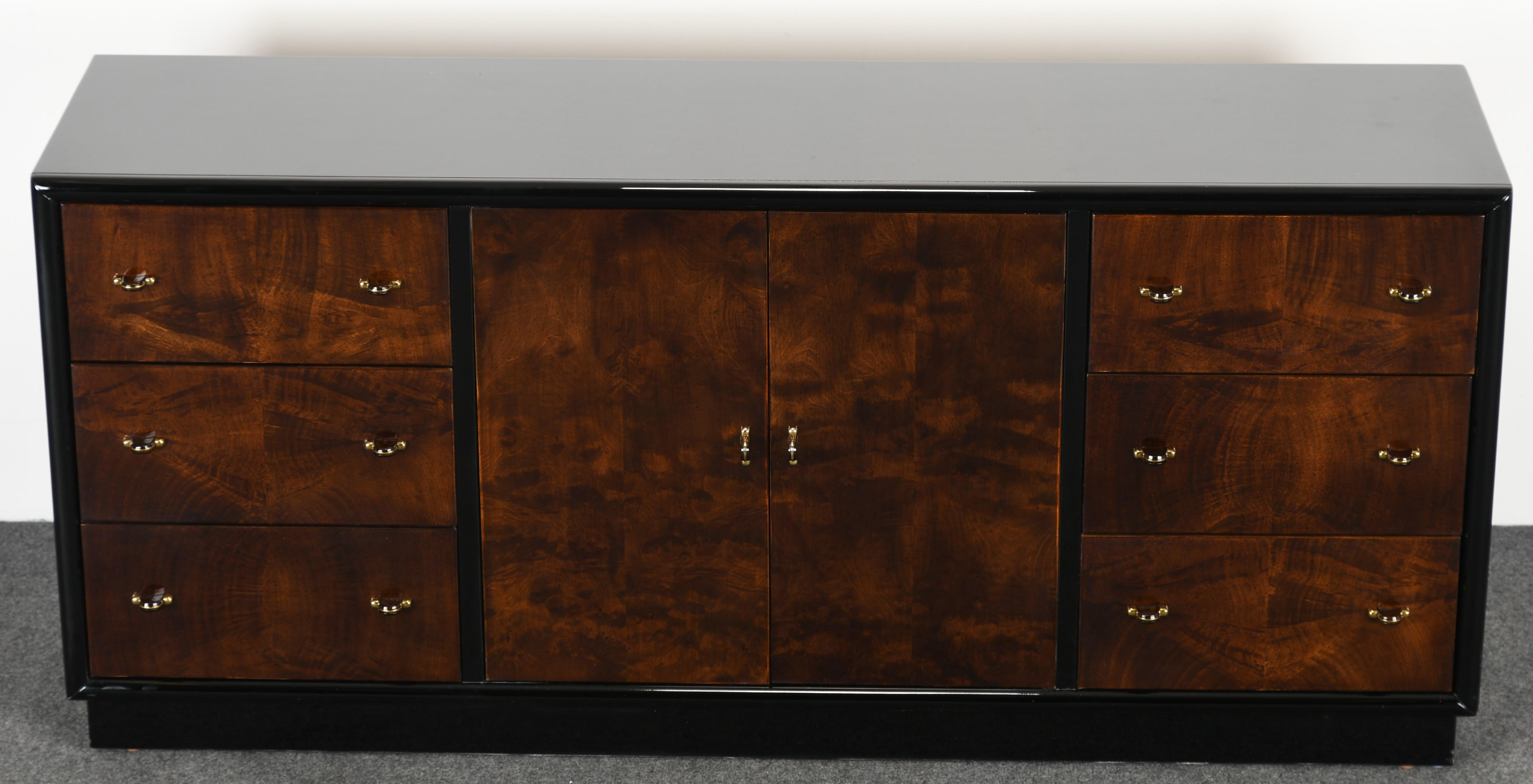 American Art Deco Style Henredon Scene Three Credenza, 1987