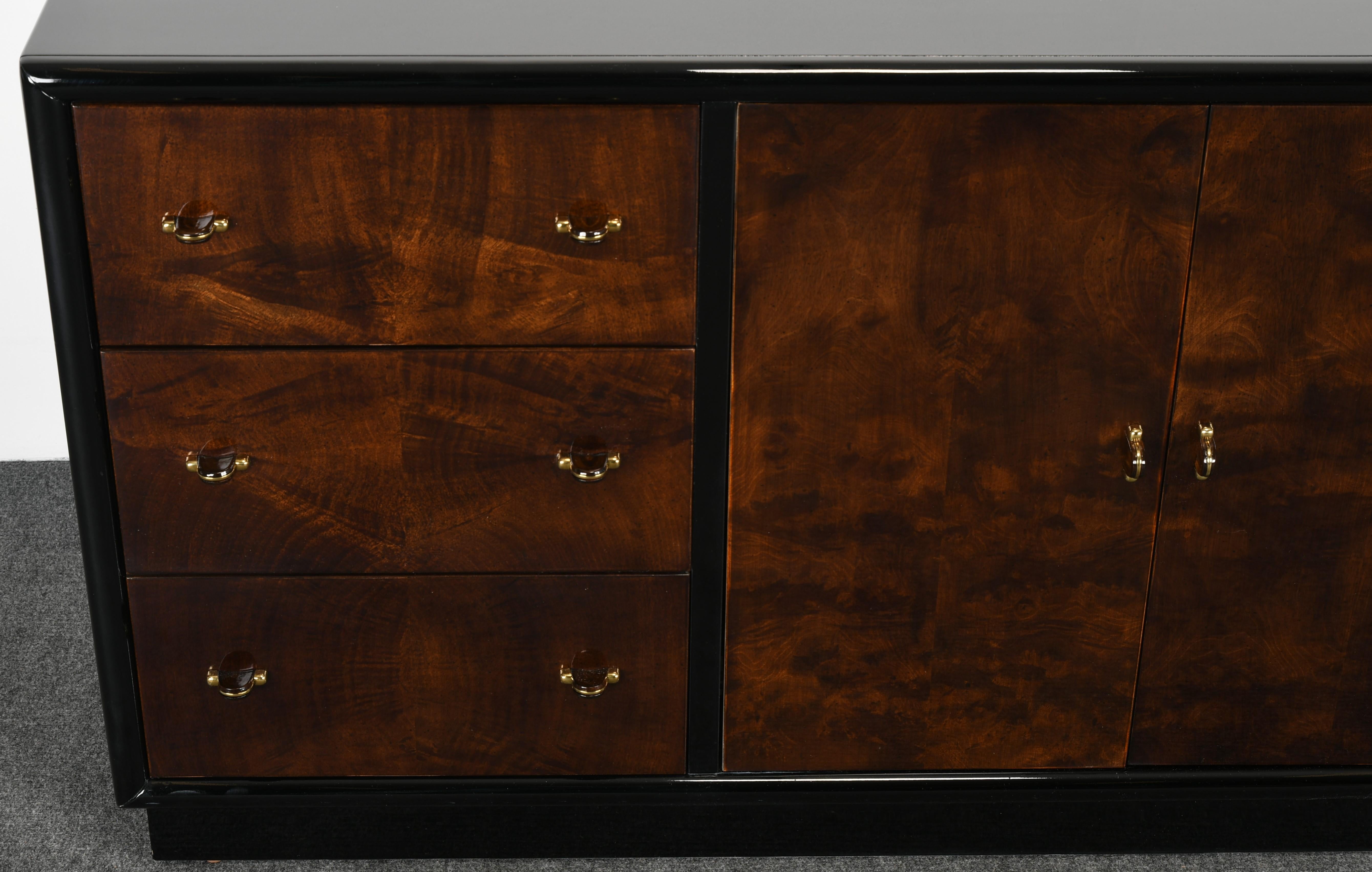 Late 20th Century Art Deco Style Henredon Scene Three Credenza, 1987