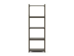 Libreria Her in stile Art Deco realizzata in ebano e ottone spazzolato da Stylish Club