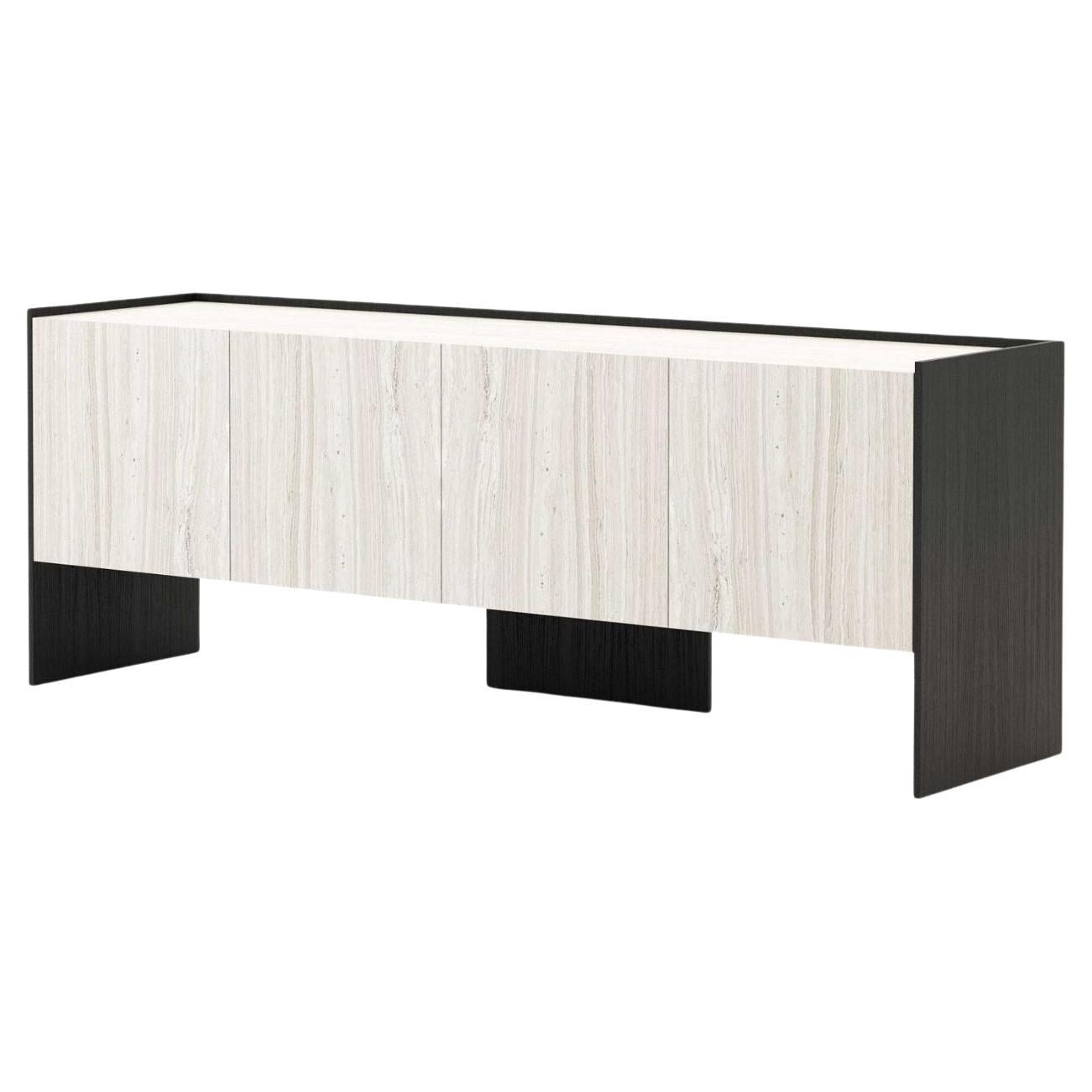 Art Deco Style Her Sideboard Made with Ceramic and Oak, Handmade by Stylish Club