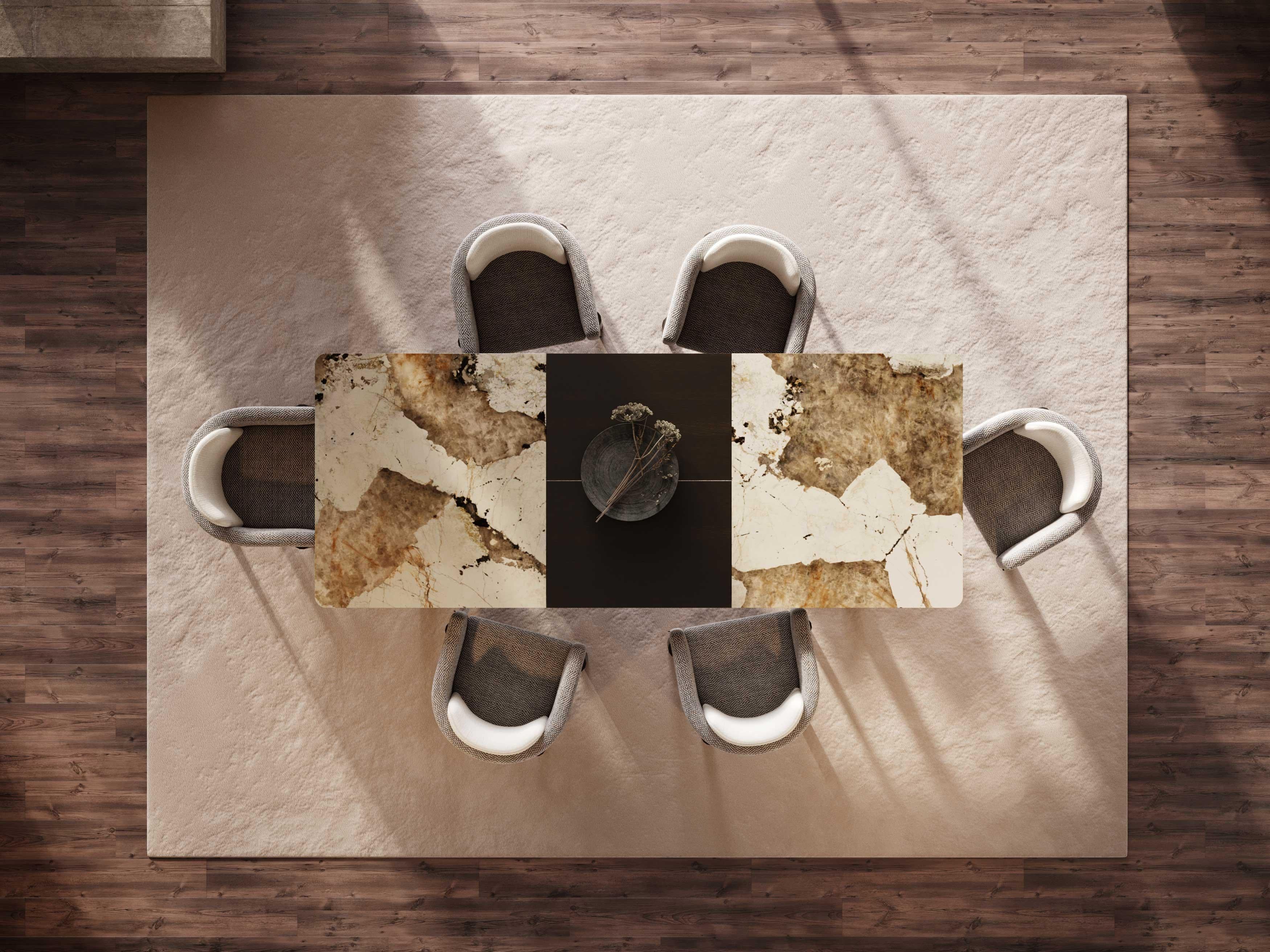 Sedia His Il in stile Art Deco realizzata in Oak e tessuto, fatta a mano da Stylish Club in vendita 9