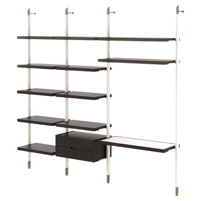 Modular Wall Unit Landform Night System 3 with TV Cabinet Made with Oak ...