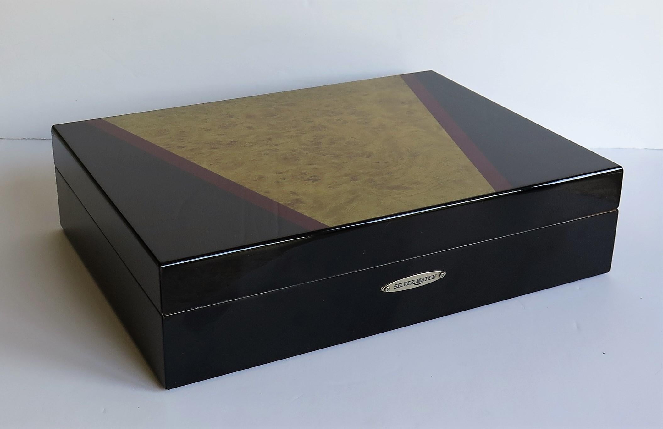 silver match humidor