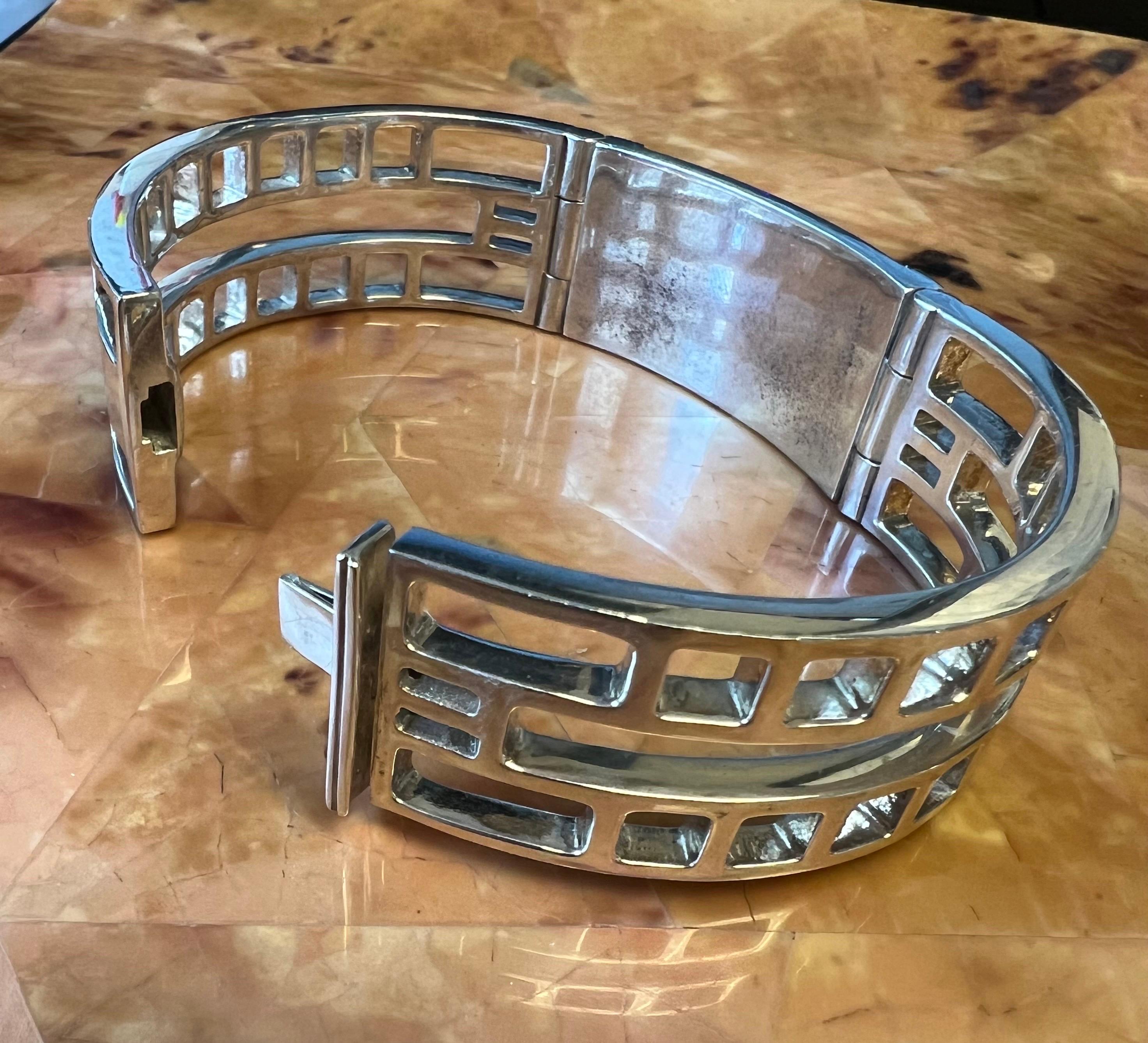 Art Deco Style ID Bracelet with Black Onyx in Sterling Silver In New Condition For Sale In New York, NY