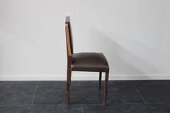 Art Deco Style Italian Maple & Zebrawood Dining Chair, 1940s