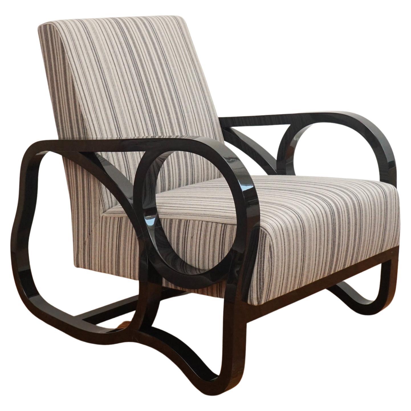 Art Deco Style Juniper Lounge Chair For Sale